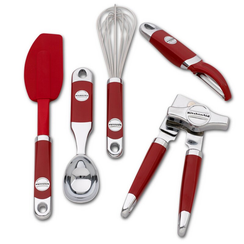 KitchenAid 5 Piece Professional Kitchen Utensil Set Wayfair